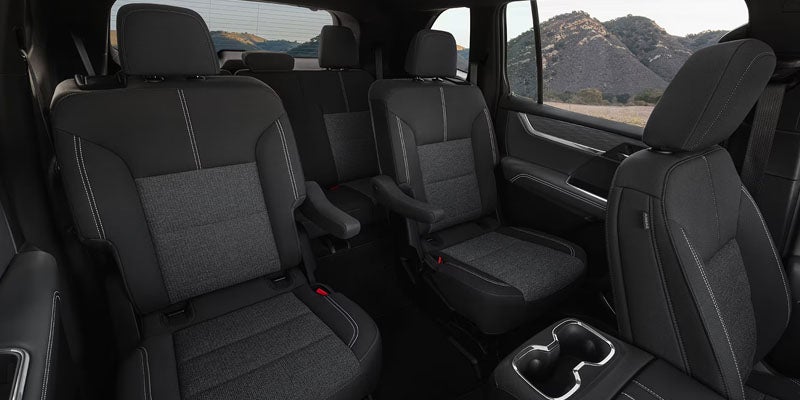 2026 GMC Acadia seating interior rows